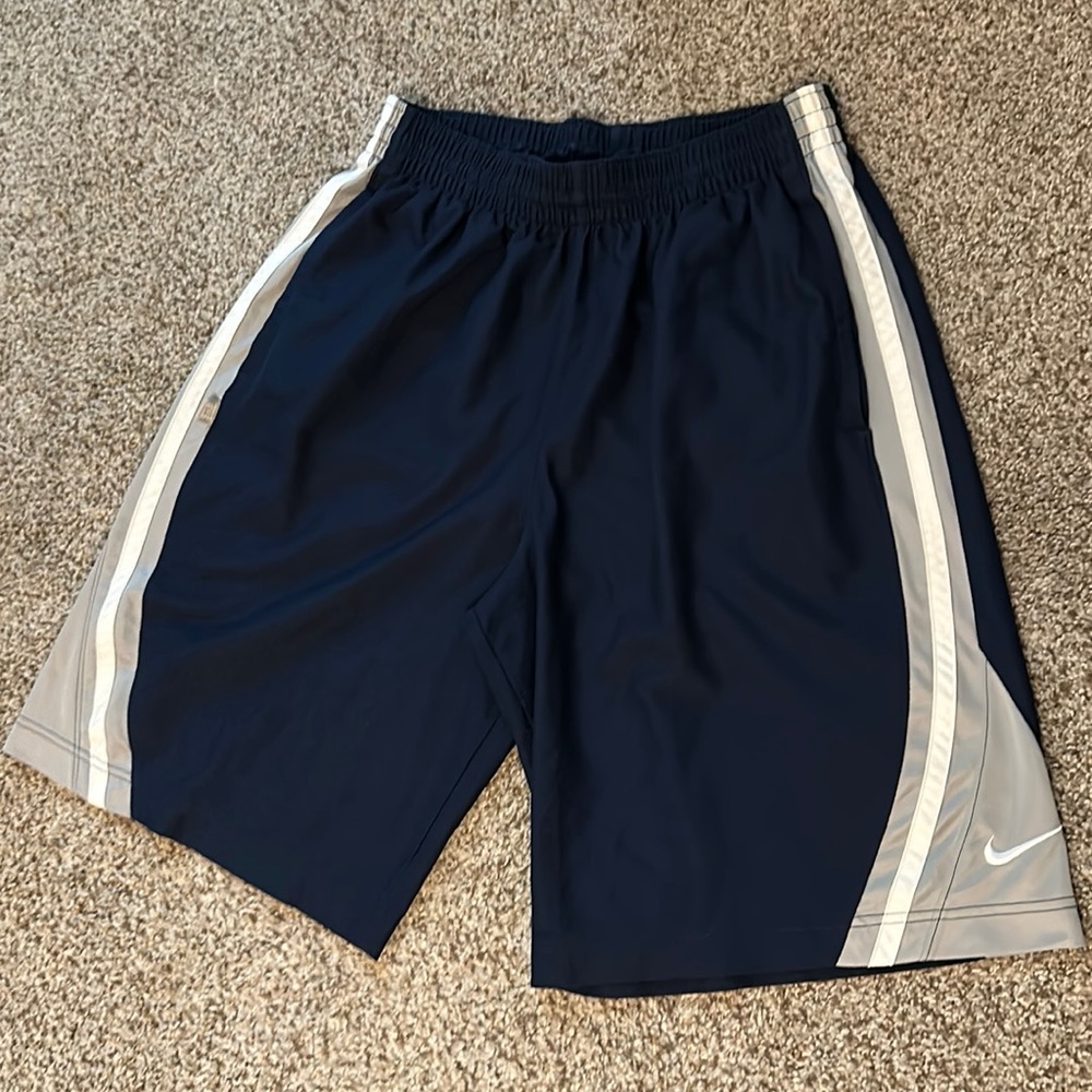 Men’s Navy Blue Nike Basketball Shorts Gem